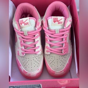 SadBoy Saga “Strawberry Milk” Sneakers 🍓🥛